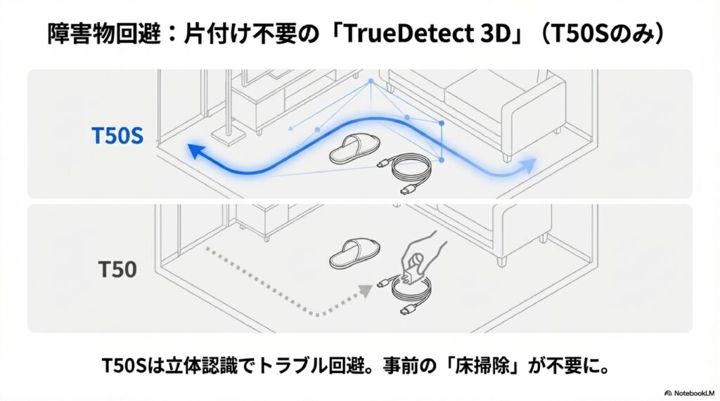 最新T50S OMNIには、高度な空間認識を可能にする「TrueDetect 3D」が搭載