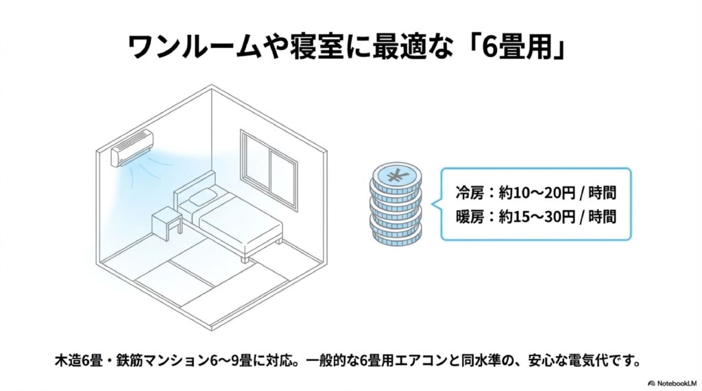 MSZ-GV2226とMSZ-GV2225は6畳用