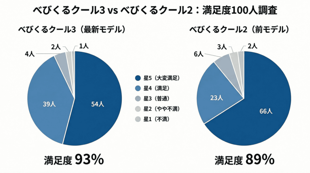 べびくるクールの口コミは?100人アンケート結果発表